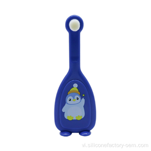 Bàn chải đánh răng bằng silicone an toàn cho em bé